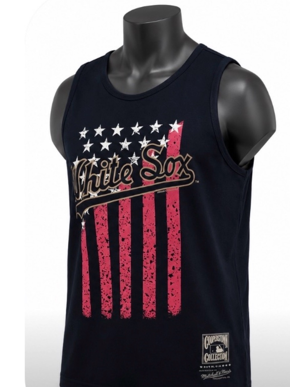 Chicago White Sox Navy Graphic Tank Size L